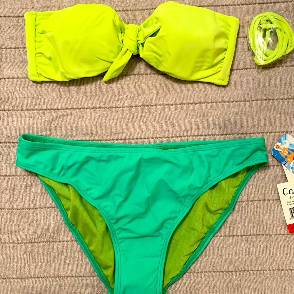 VS bandeau top and Capri classic scoop bottom